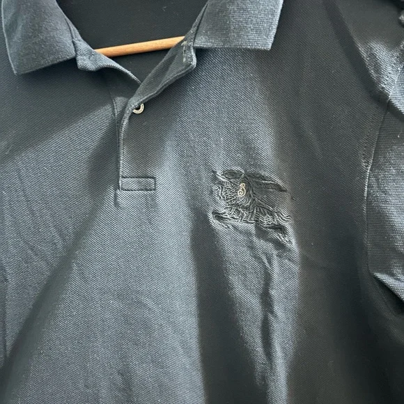 Burberry Men's Dark Polo Shirt - Picture 2 of 6